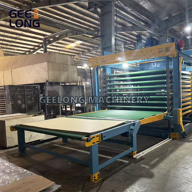 Bàn phủ màng gỗ dán tự động có hấp phụ tĩnh điện