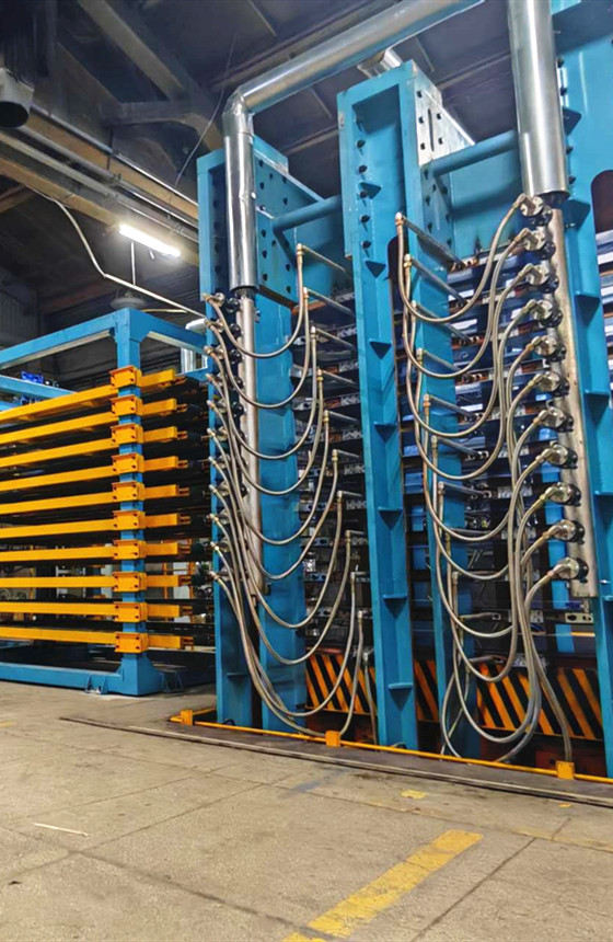 M&aacute;y &eacute;p n&oacute;ng v&aacute;n &eacute;p đa năng &aacute;p suất cao để c&aacute;n veneer