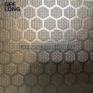 Tấm ép thép không gỉ chống trượt Hexa để ép gỗ dán