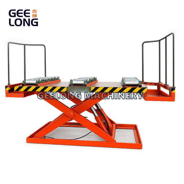 Bàn nâng con lăn chạy bằng điện hạng nặng với bệ vận hành